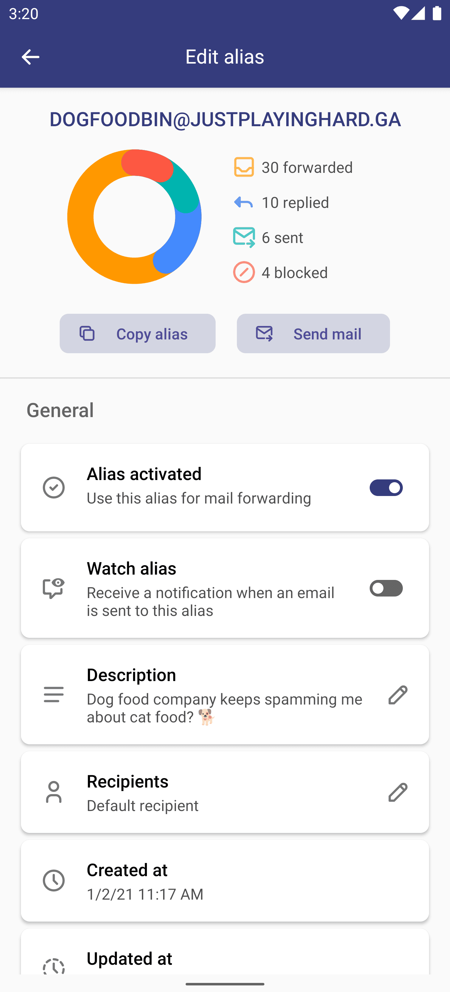 Скриншот 6 — addy.io