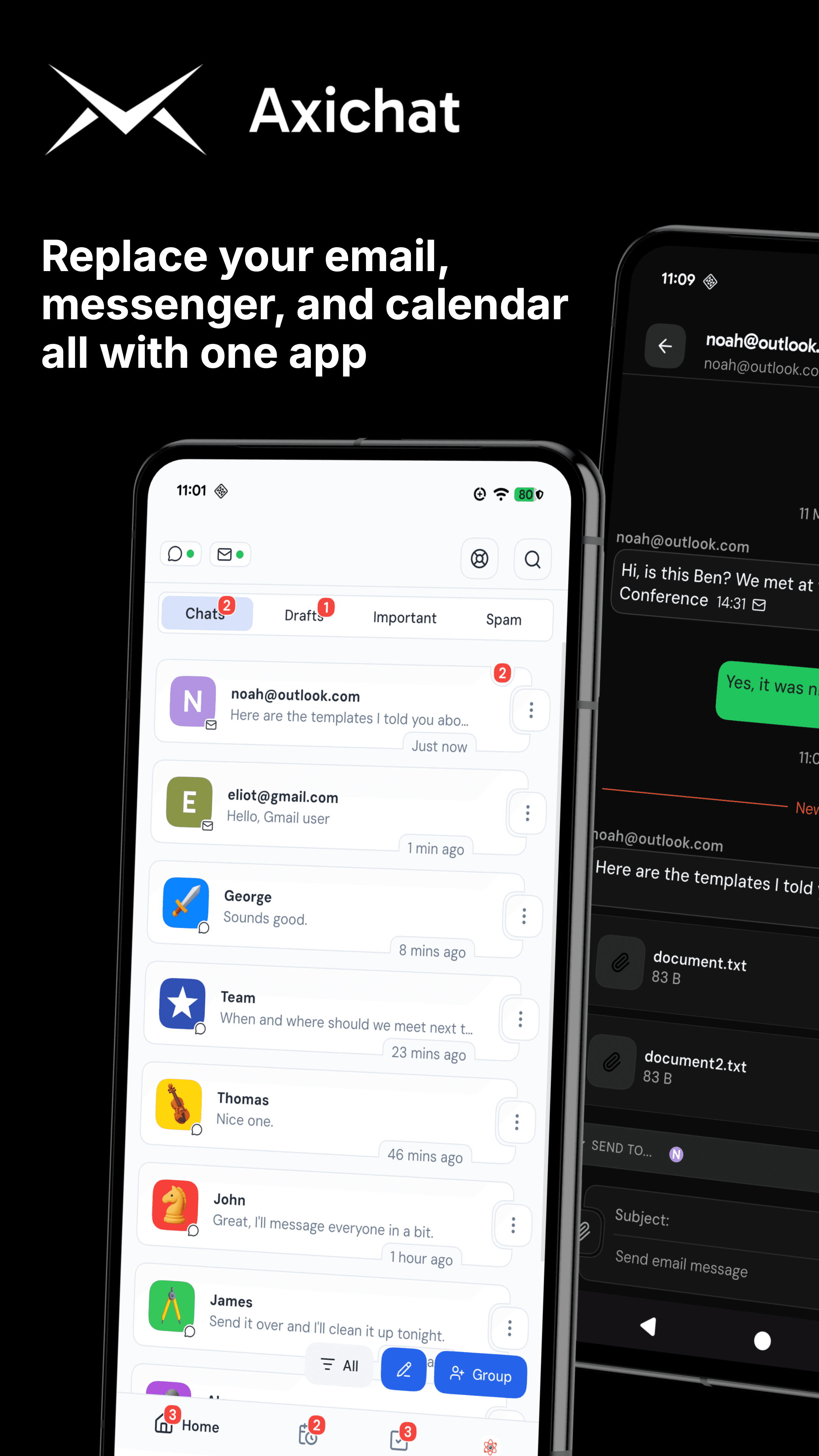 Скриншот 1 — Axichat