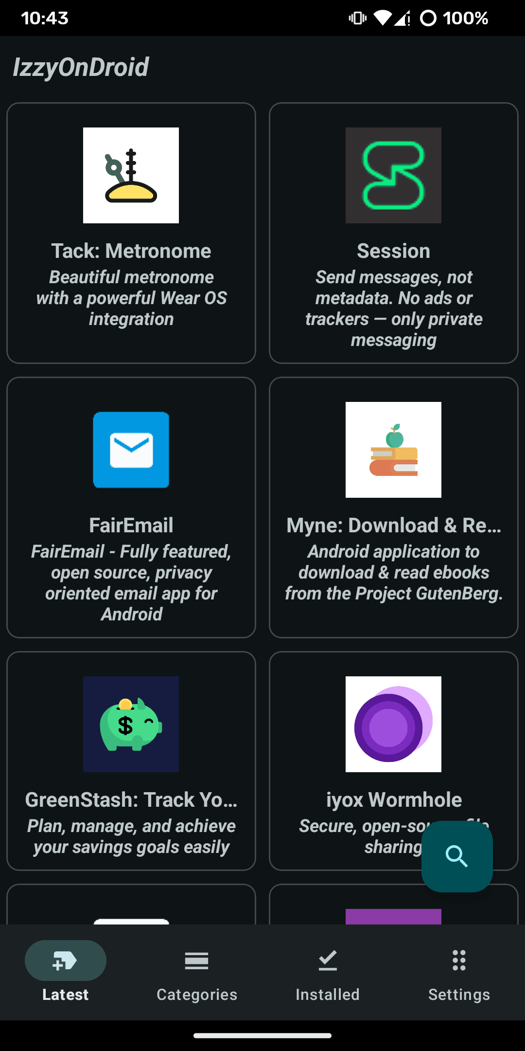 Скриншот 4 — IzzyOnDroid (unofficial)