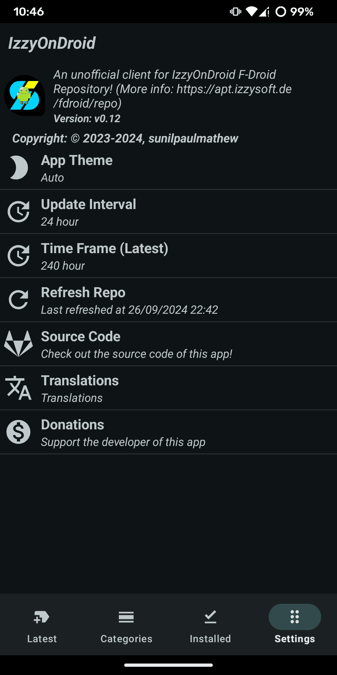 Скриншот 8 — IzzyOnDroid (unofficial)