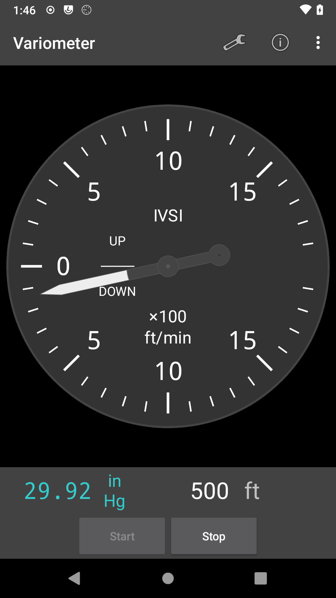 Скриншот 1 — Variometer