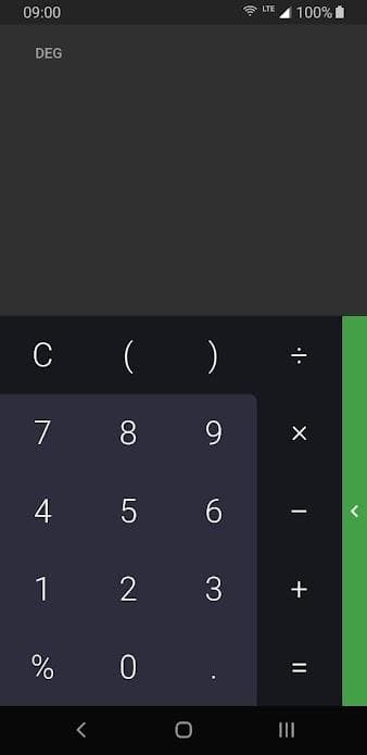 Скриншот 1 — dahliaOS Calculator