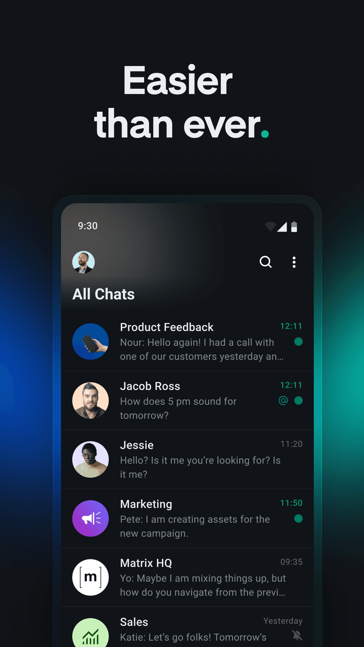Скриншот 2 — Element X - Secure Chat & Call