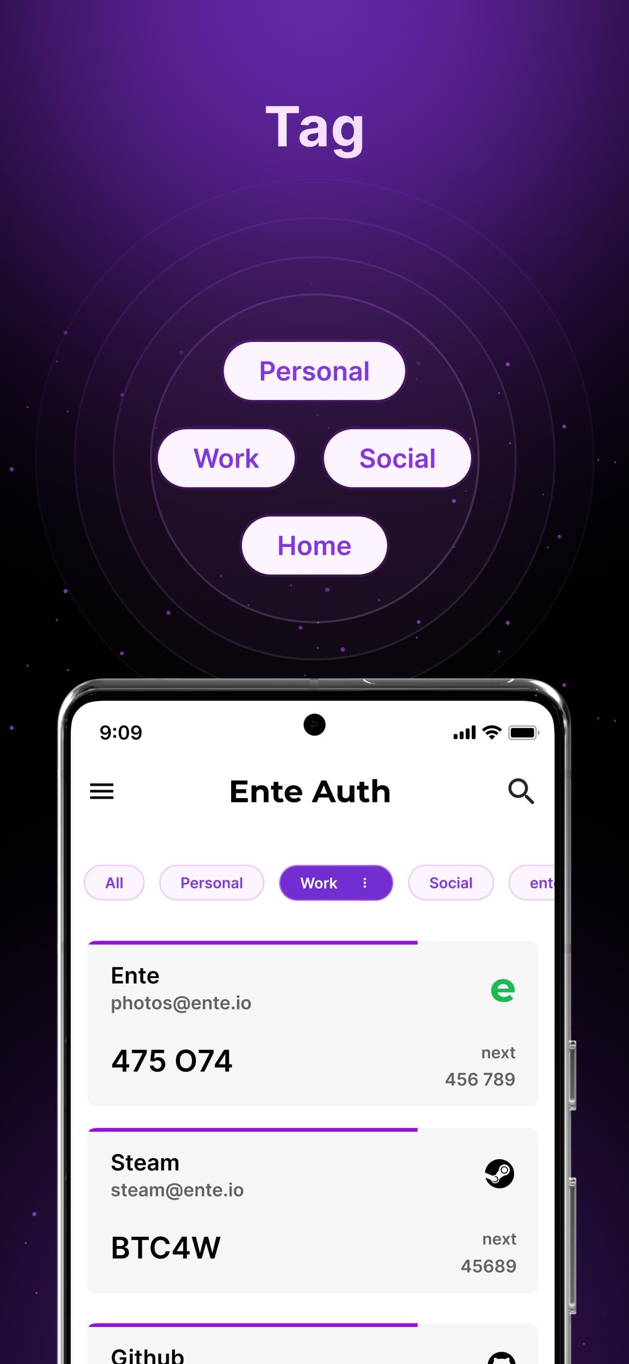 Скриншот 7 — Ente Auth - 2FA Authenticator