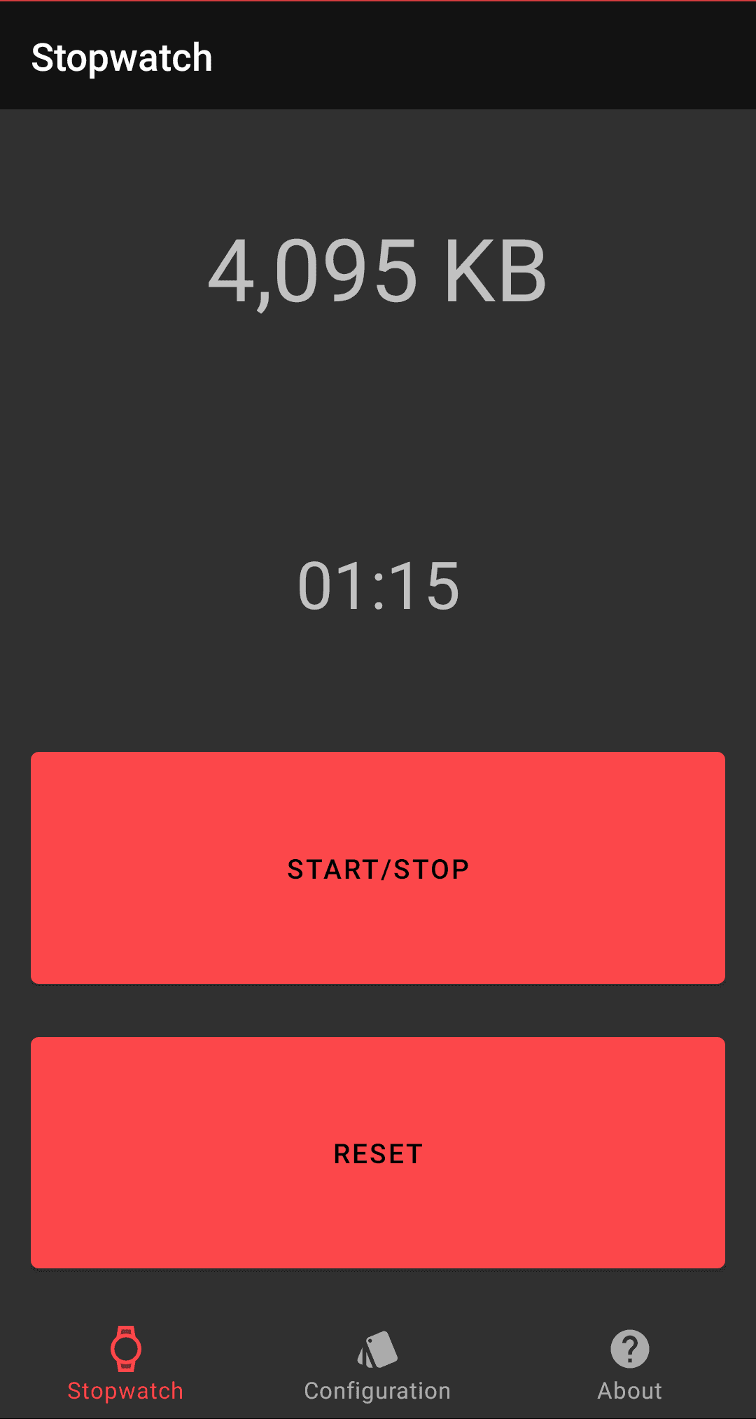 Скриншот 3 — DataStopwatch