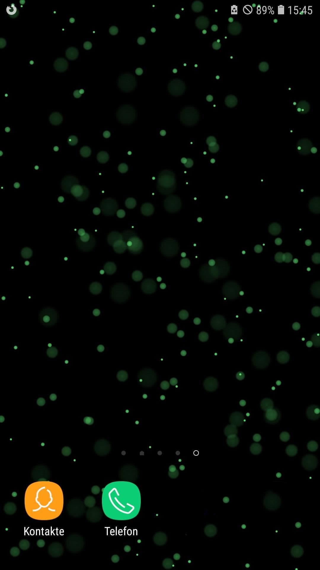 Скриншот 1 — Brownian Particles Live Wallpaper