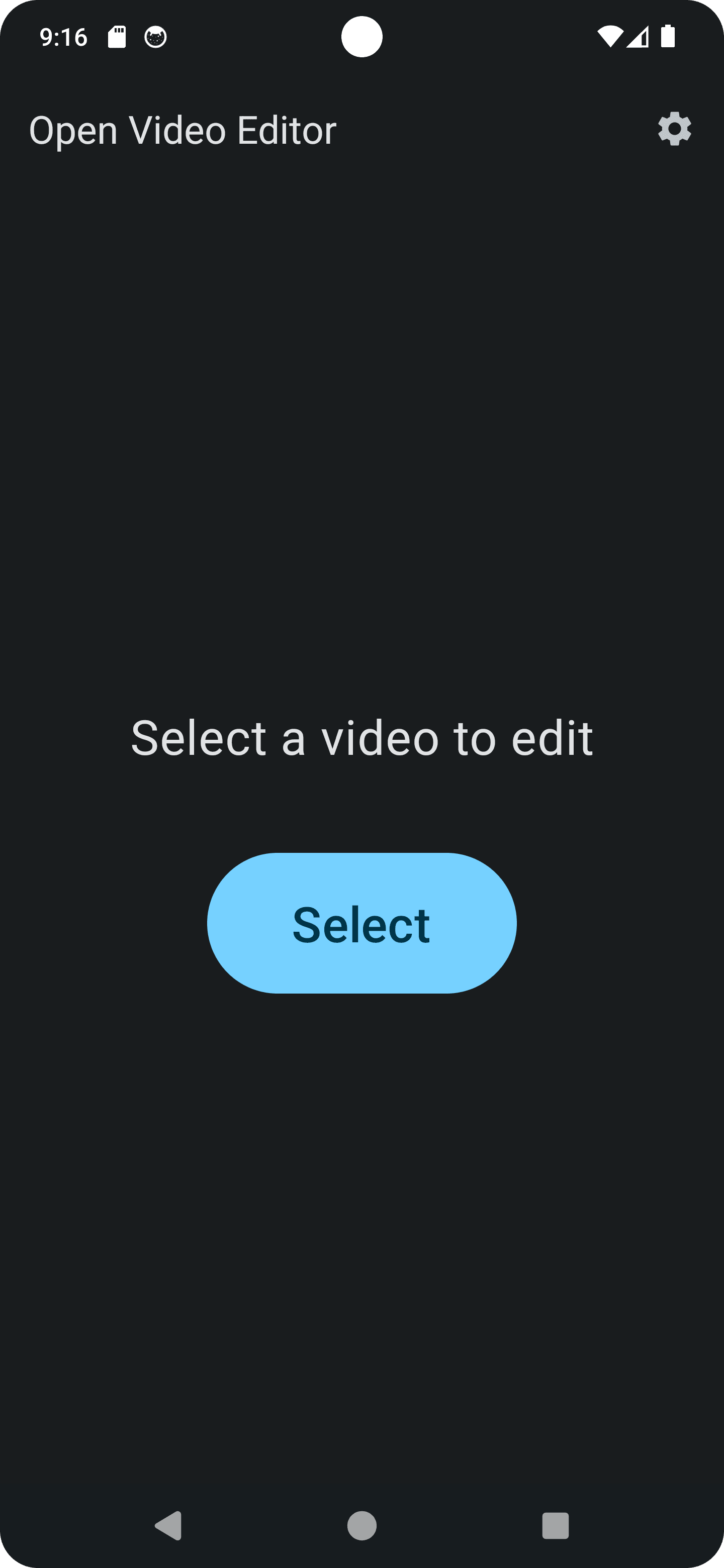 Скриншот 1 — Open Video Editor