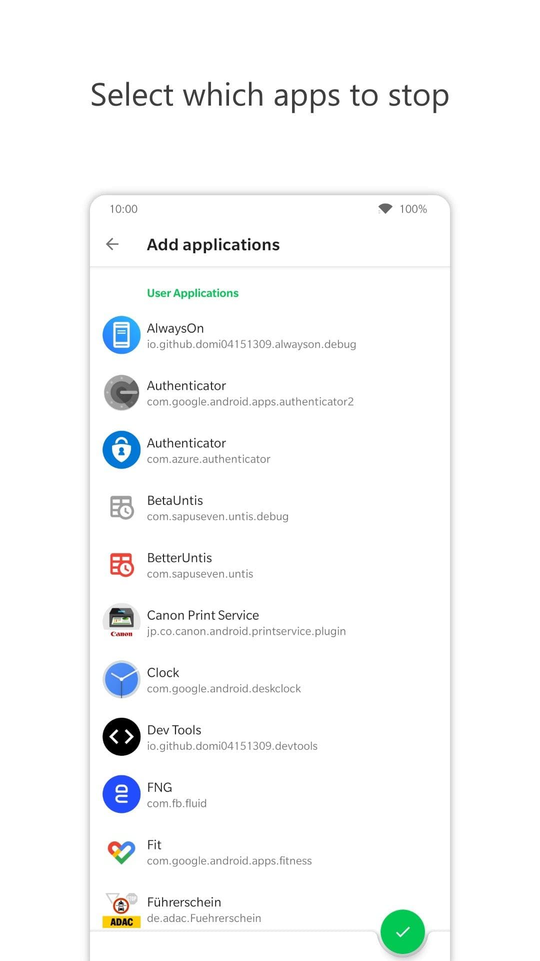 Скриншот 2 — Battery Tool | Hibernate Unused Apps
