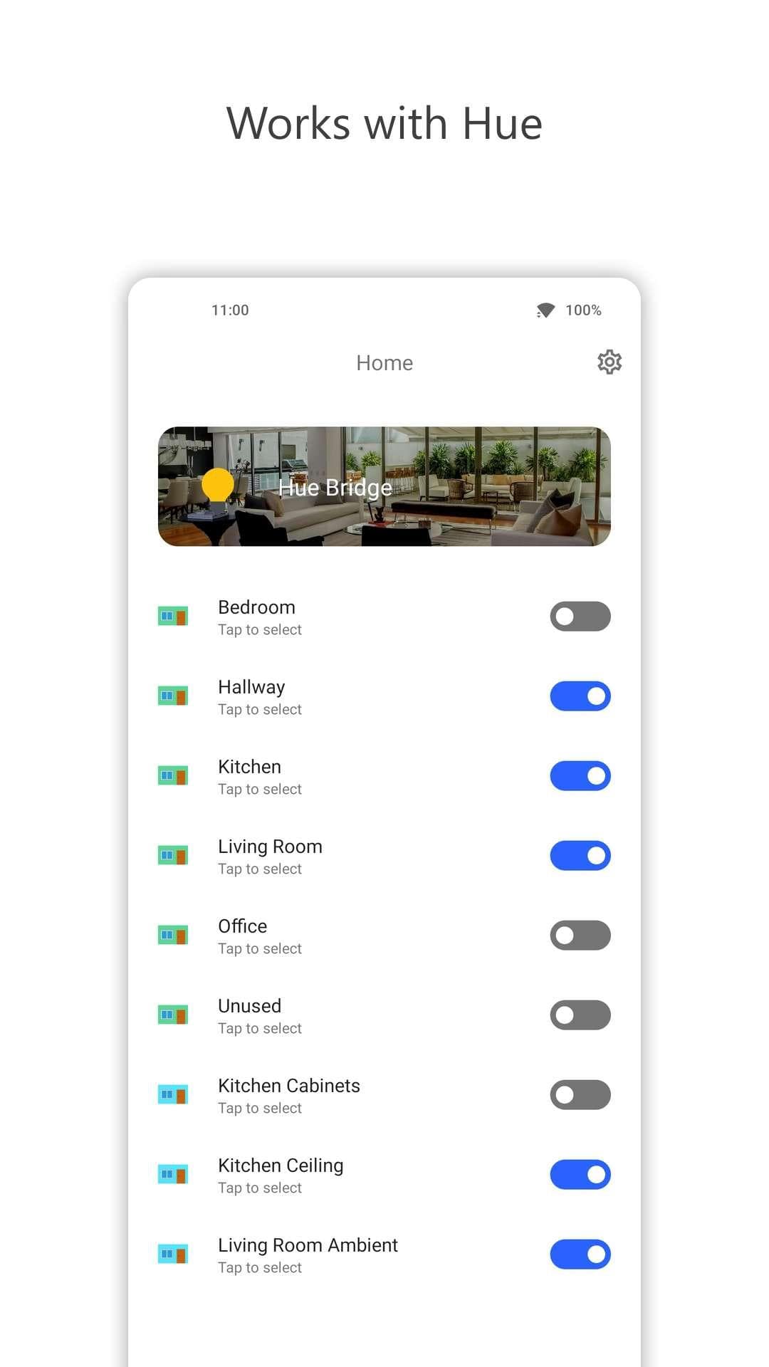 Скриншот 3 — Home App | For Philips Hue, Arduino & more