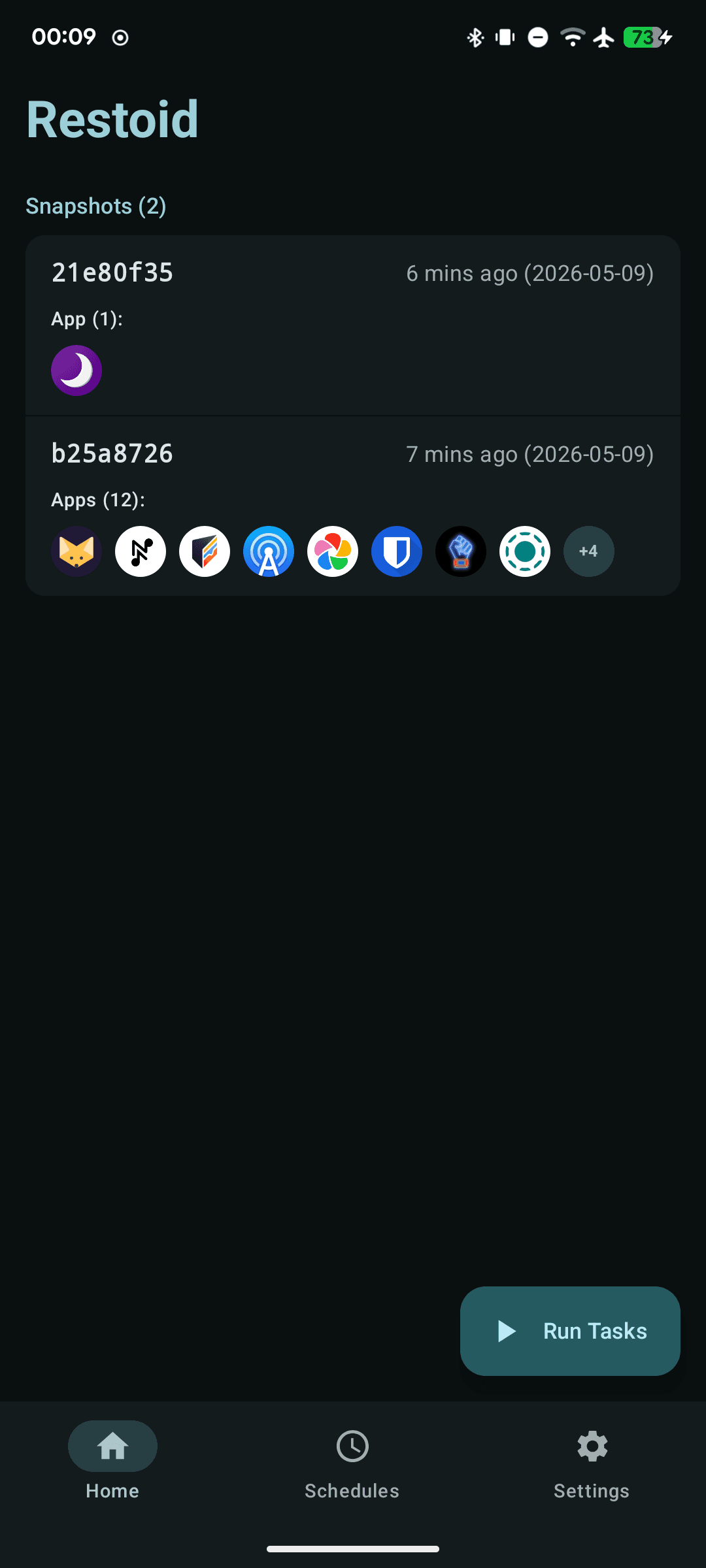 Скриншот 1 — Restoid