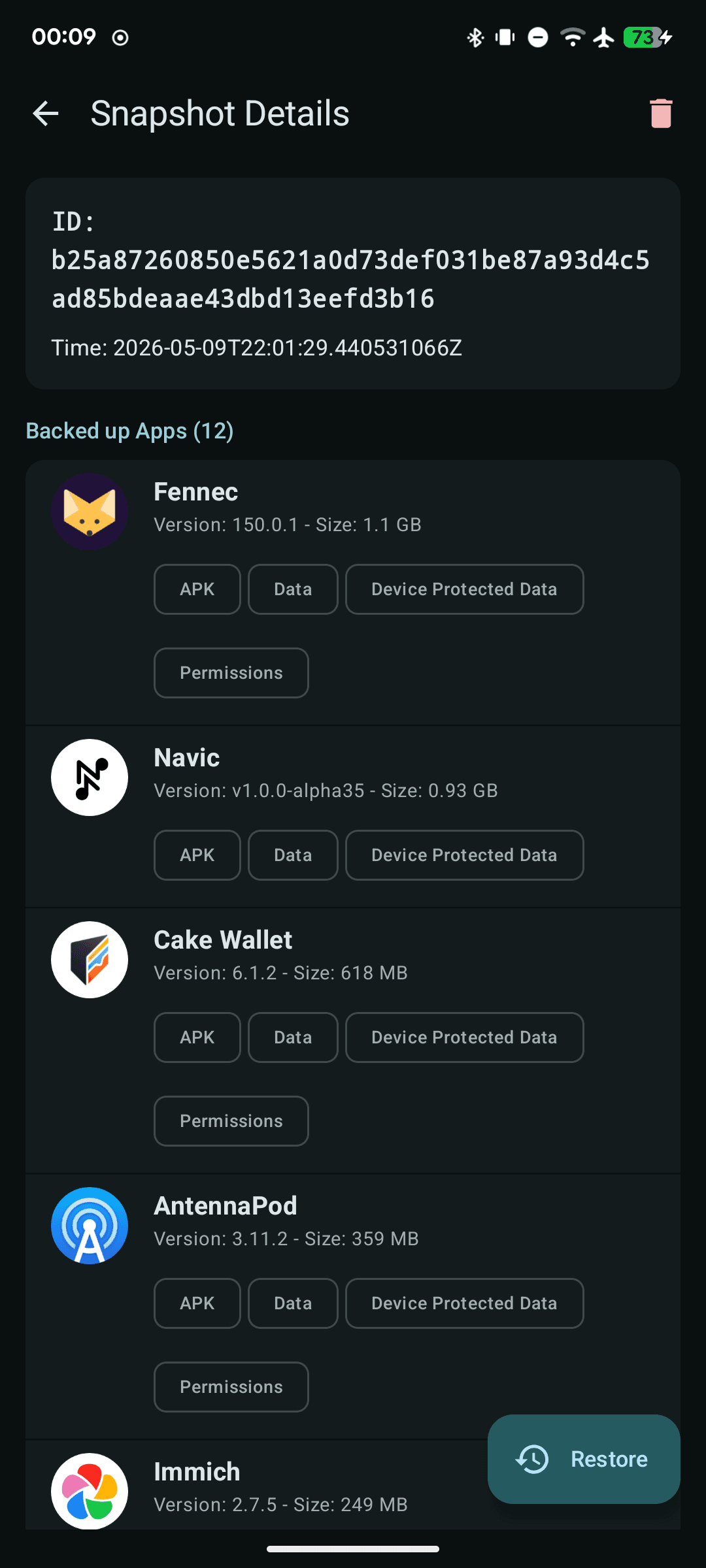 Скриншот 2 — Restoid