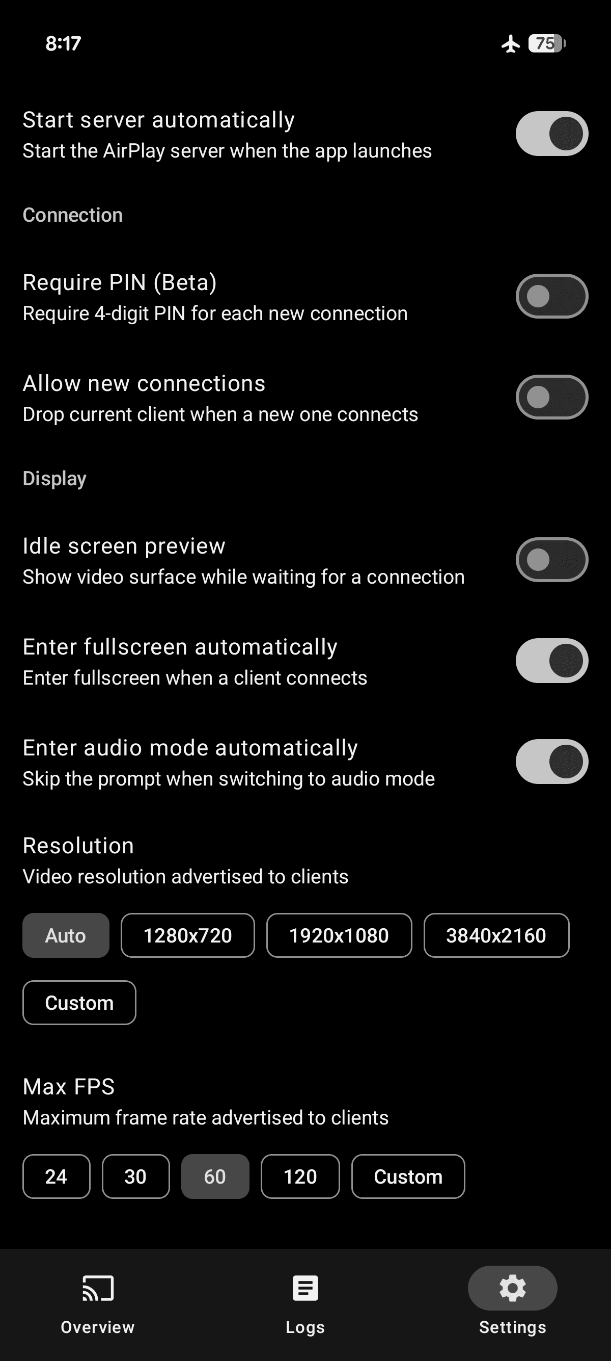Скриншот 2 — AirPlay Server