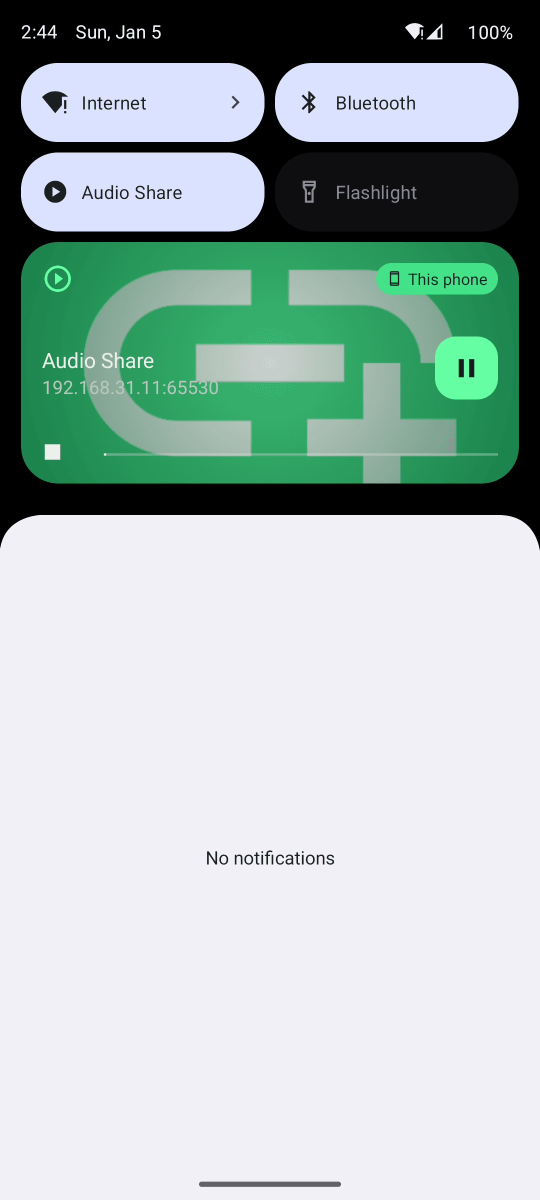 Скриншот 5 — Audio Share