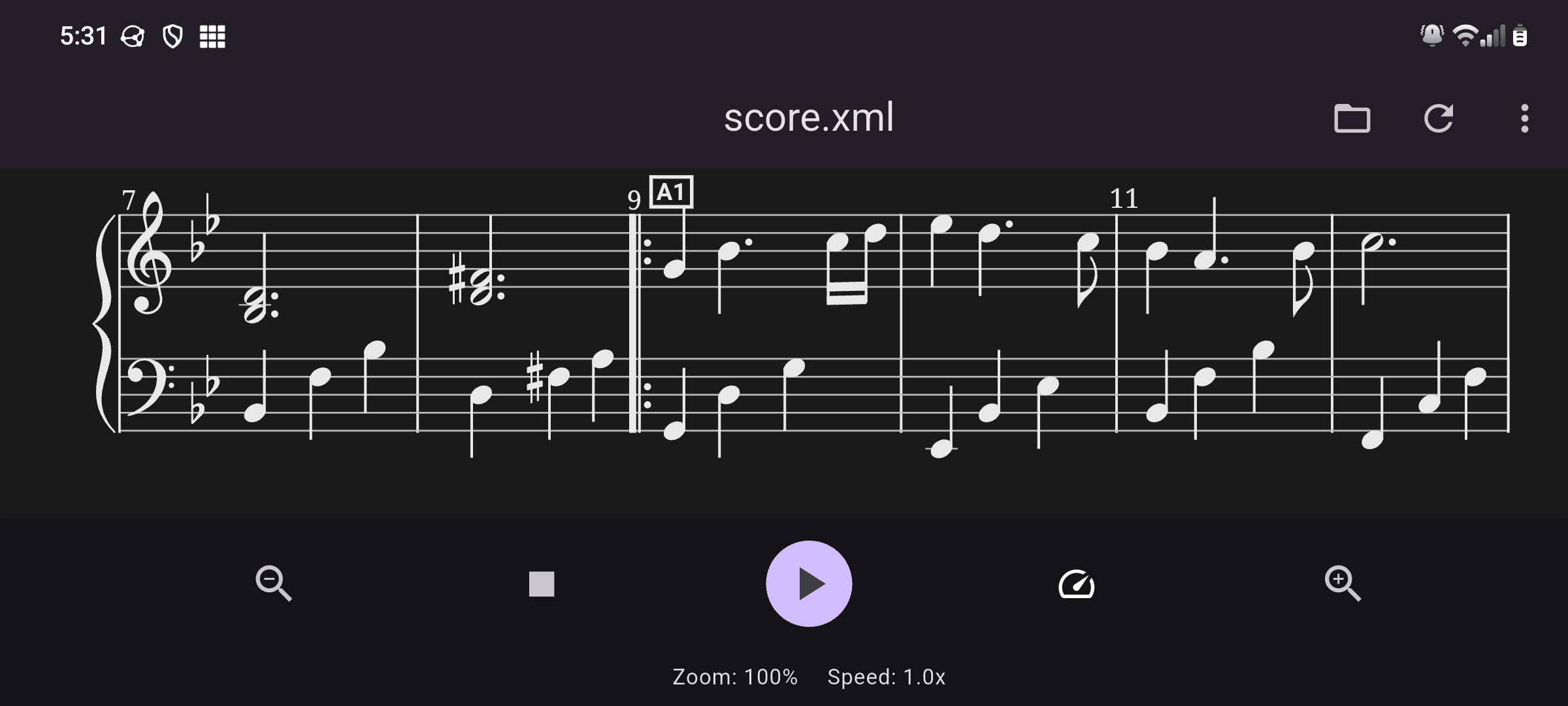 Скриншот 3 — Musicore