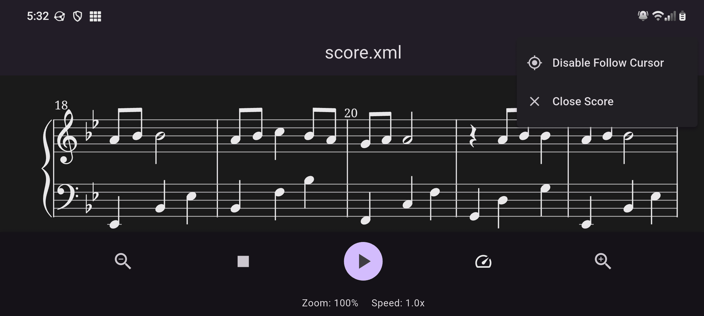 Скриншот 4 — Musicore