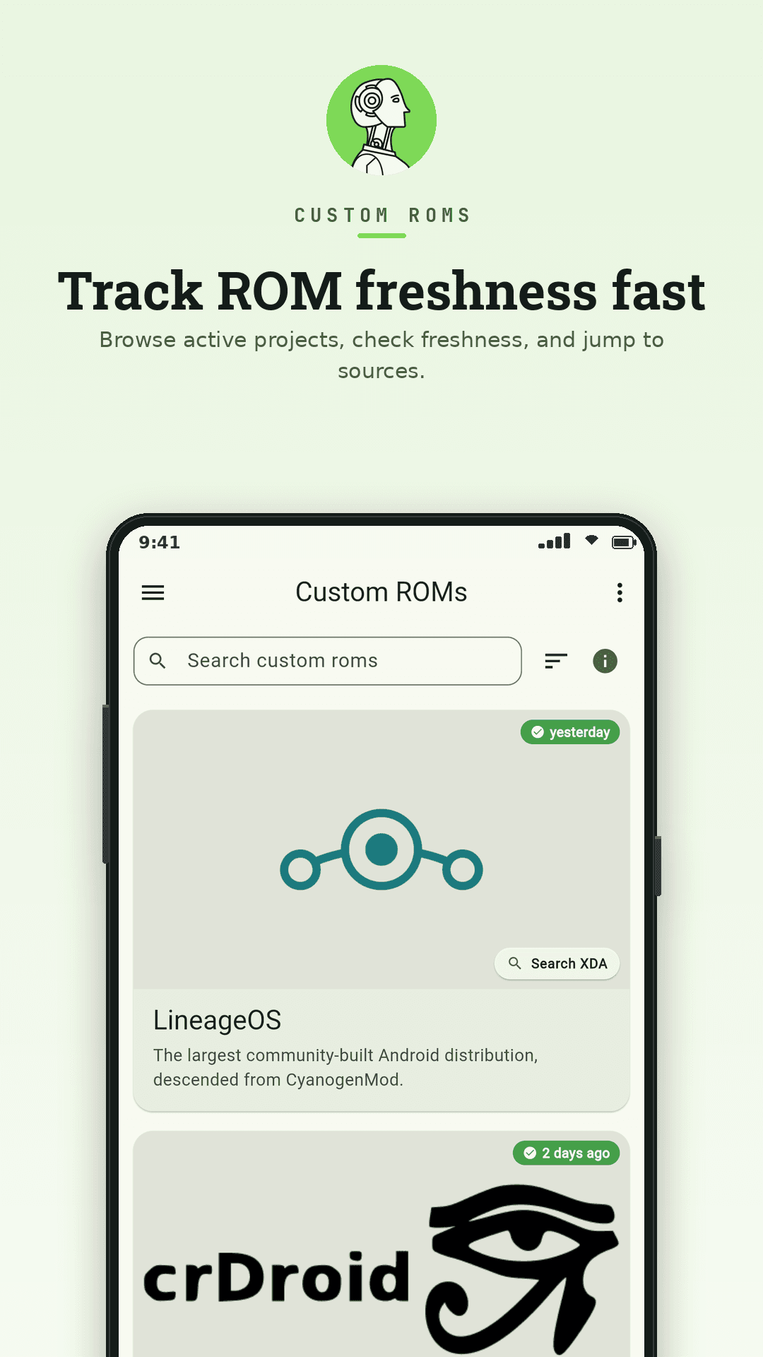 Скриншот 2 — Custom RR: ROMs & Recovery
