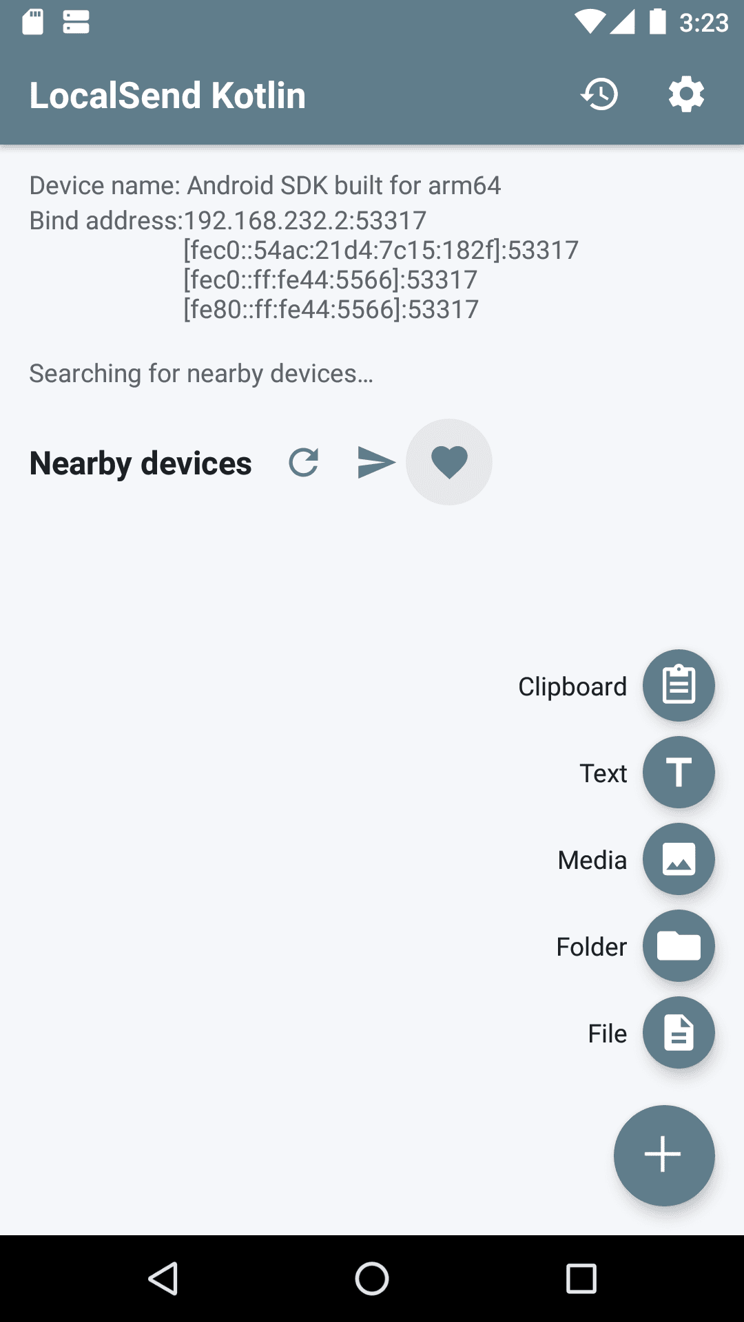Скриншот 2 — LocalSend Kotlin