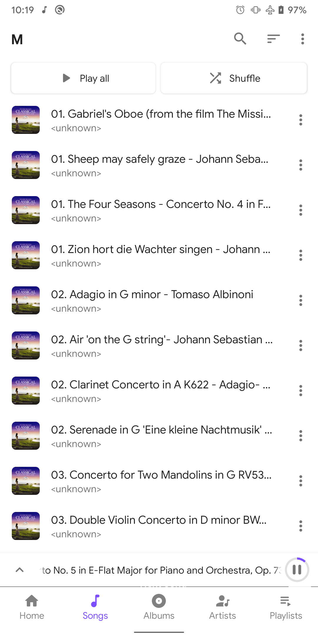 Скриншот 6 — Metro - A music player for Android