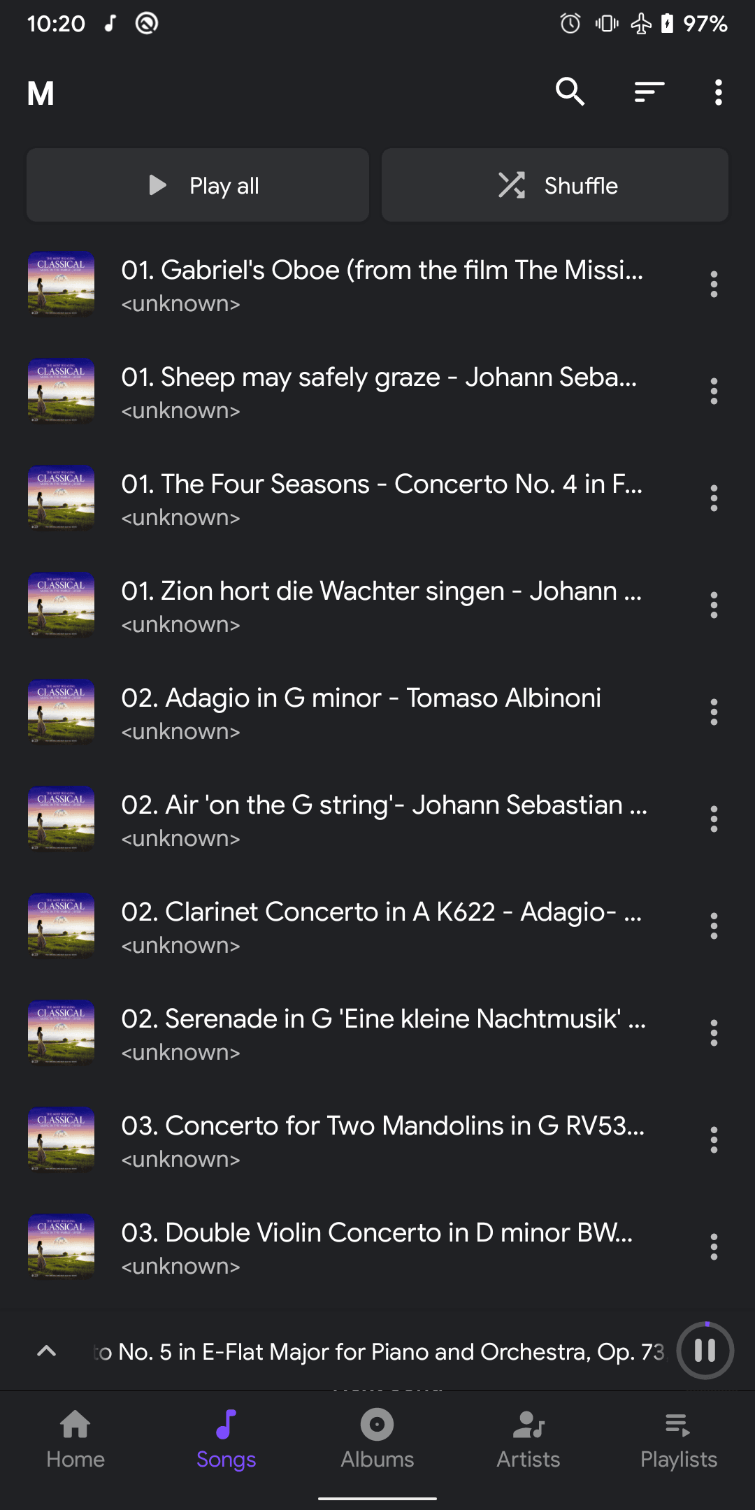 Скриншот 8 — Metro - A music player for Android