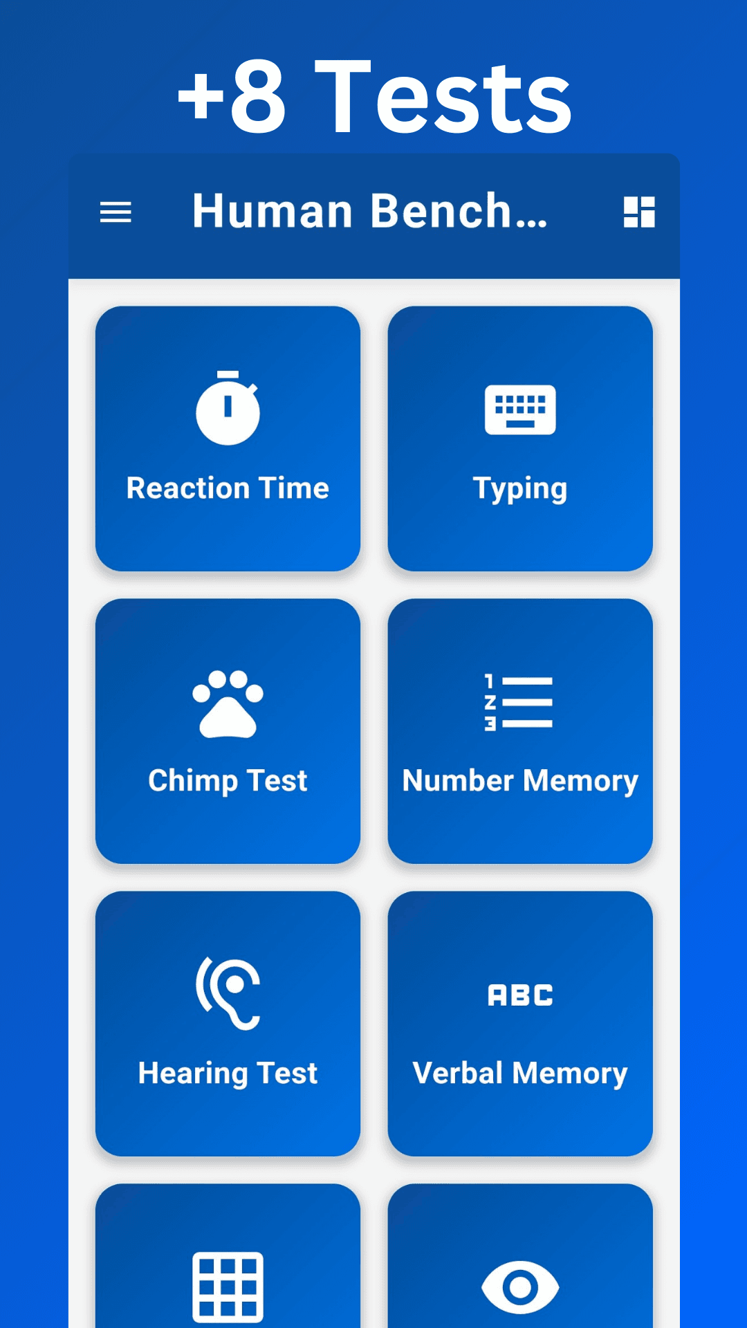 Скриншот 2 — Human Benchmark
