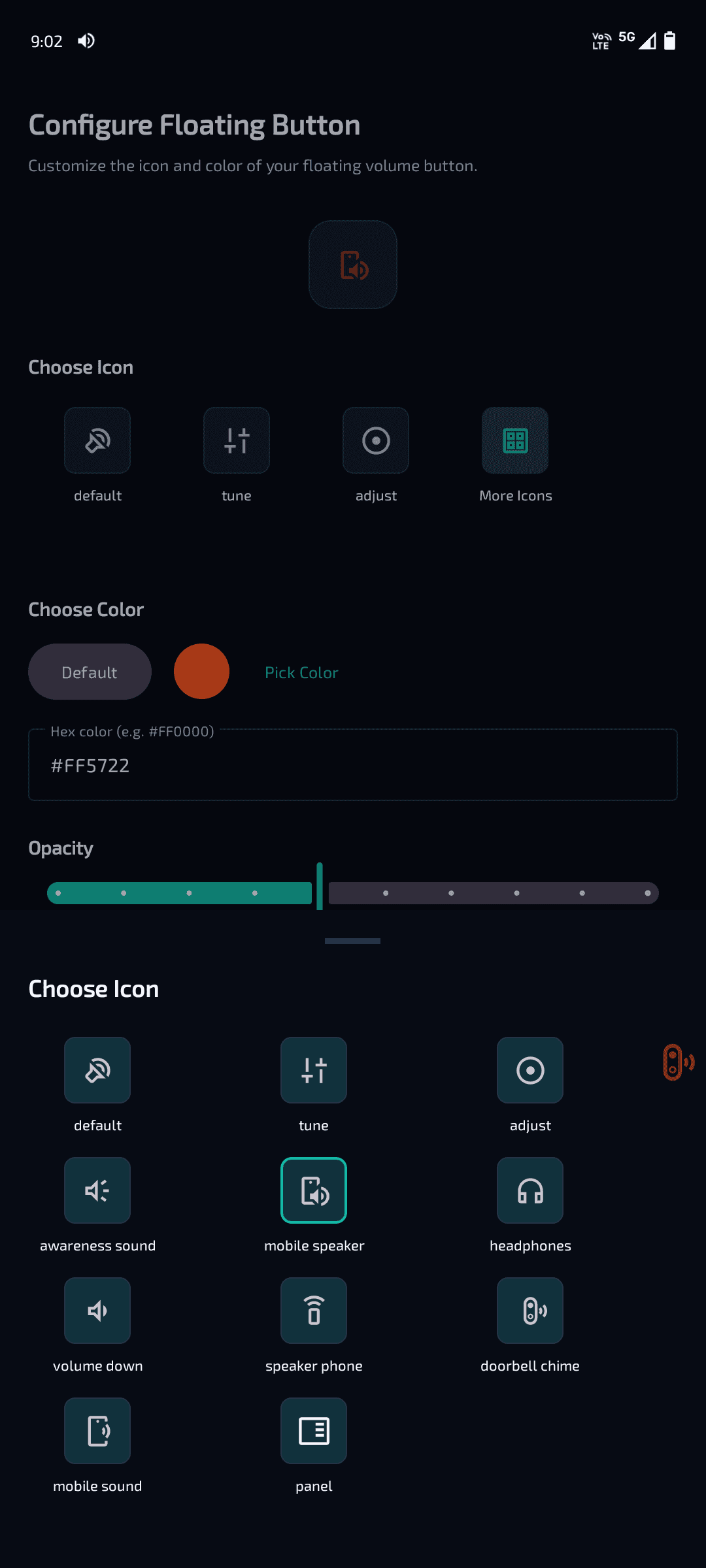 Скриншот 2 — Dhwani - Volume Control