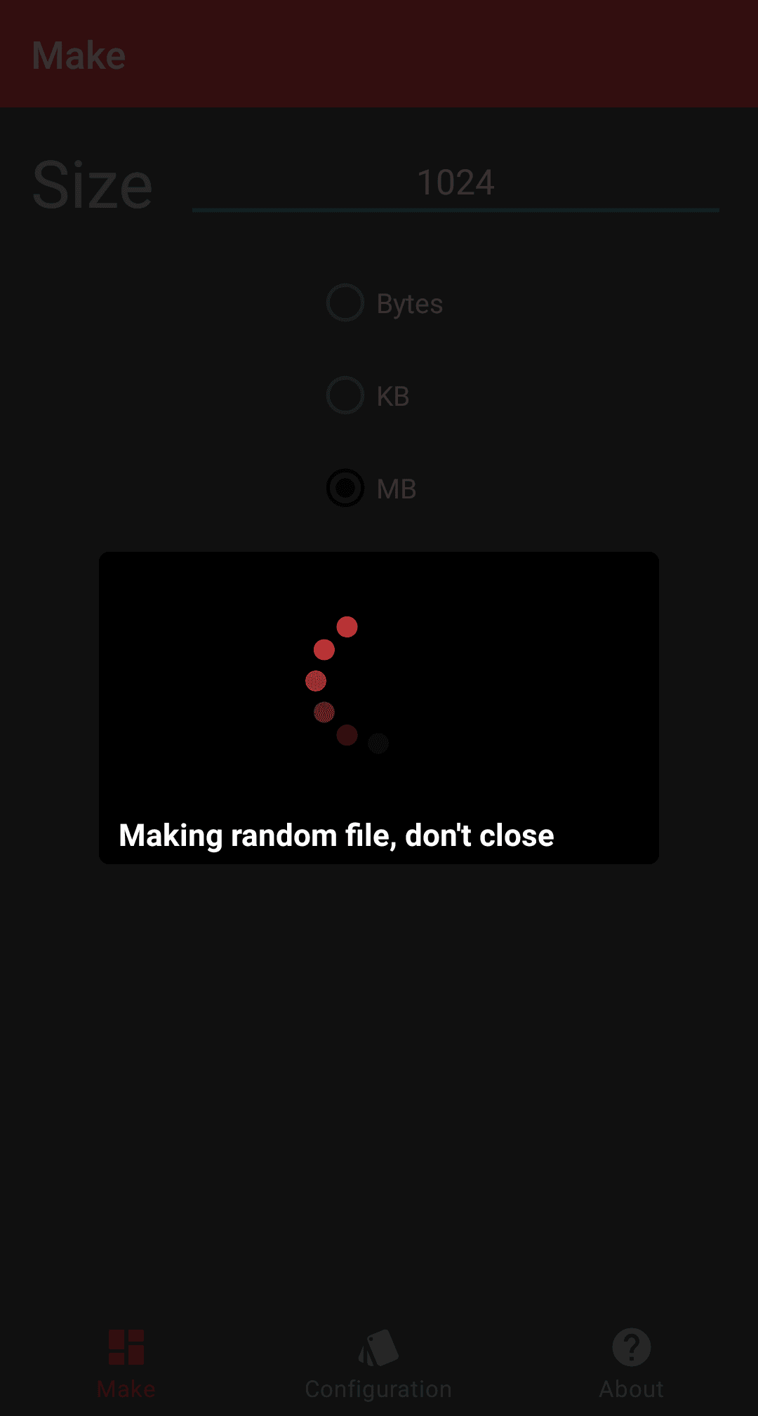 Скриншот 3 — RandomFileMaker