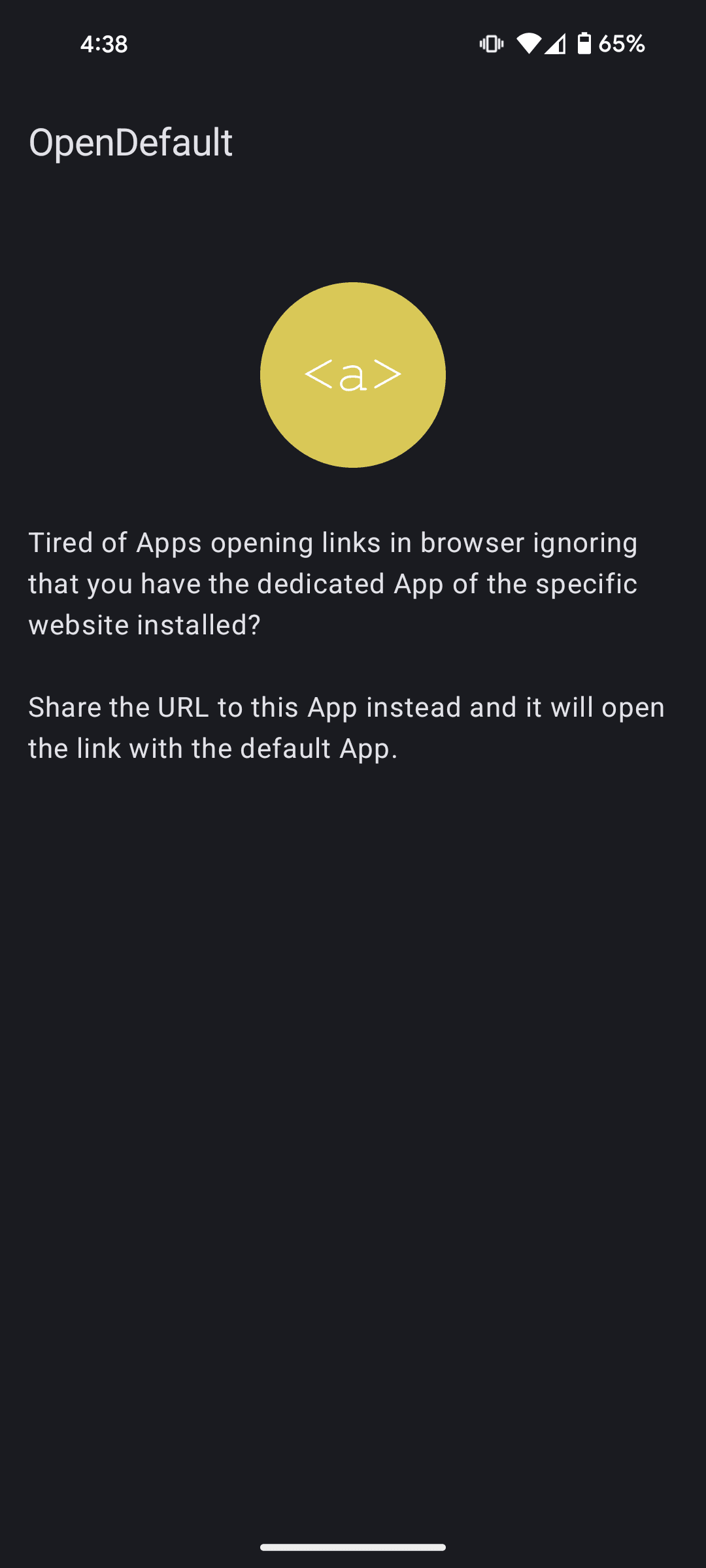 Скриншот 1 — OpenDefault