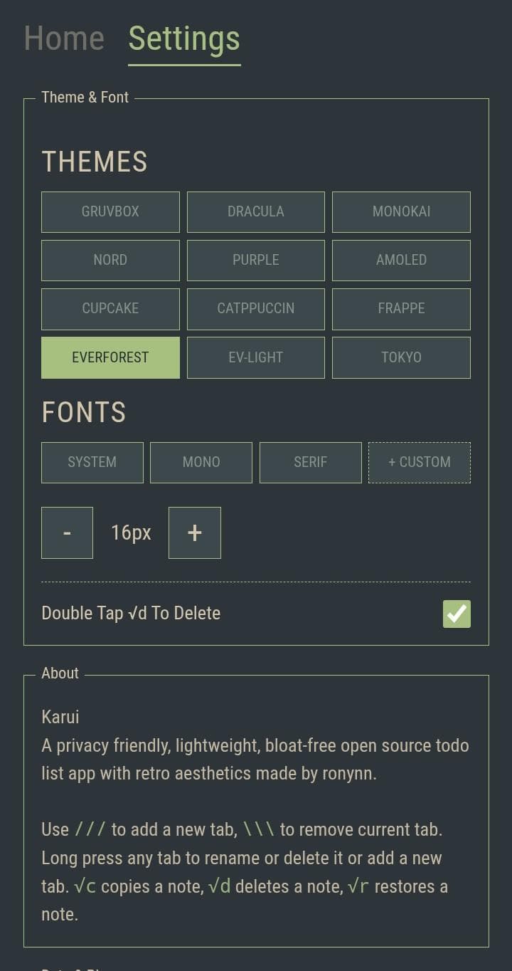 Скриншот 5 — Karui ToDo
