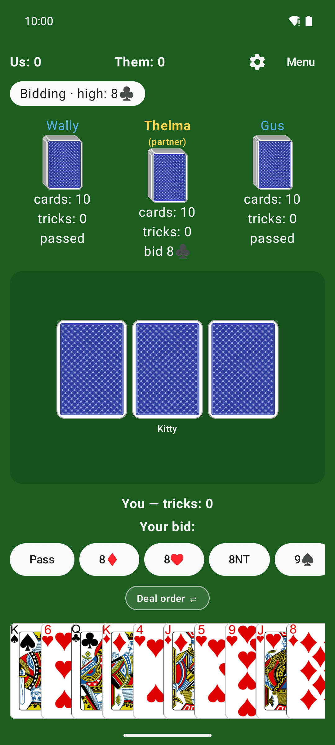 Скриншот 2 — 500 - Multiplayer card game