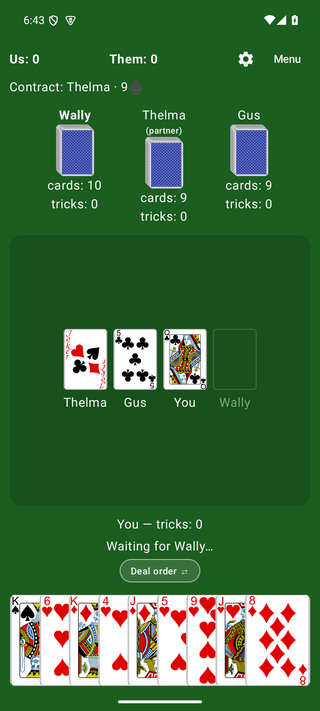 Скриншот 3 — 500 - Multiplayer card game