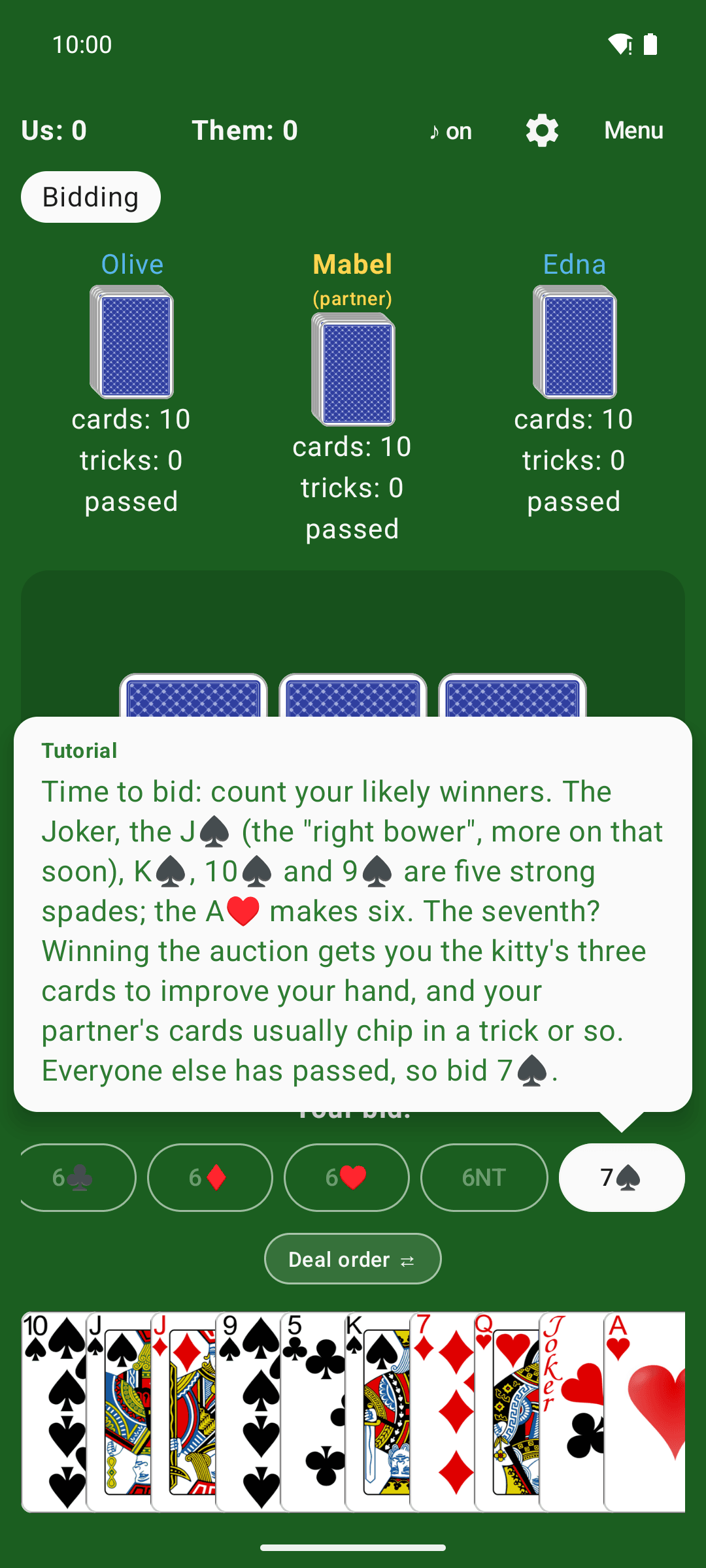 Скриншот 4 — 500 - Multiplayer card game