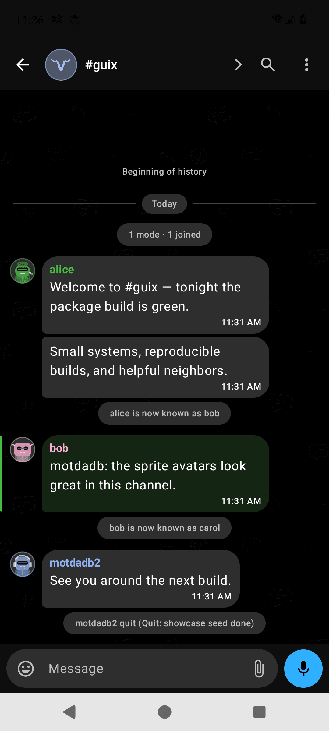 Скриншот 2 — motd