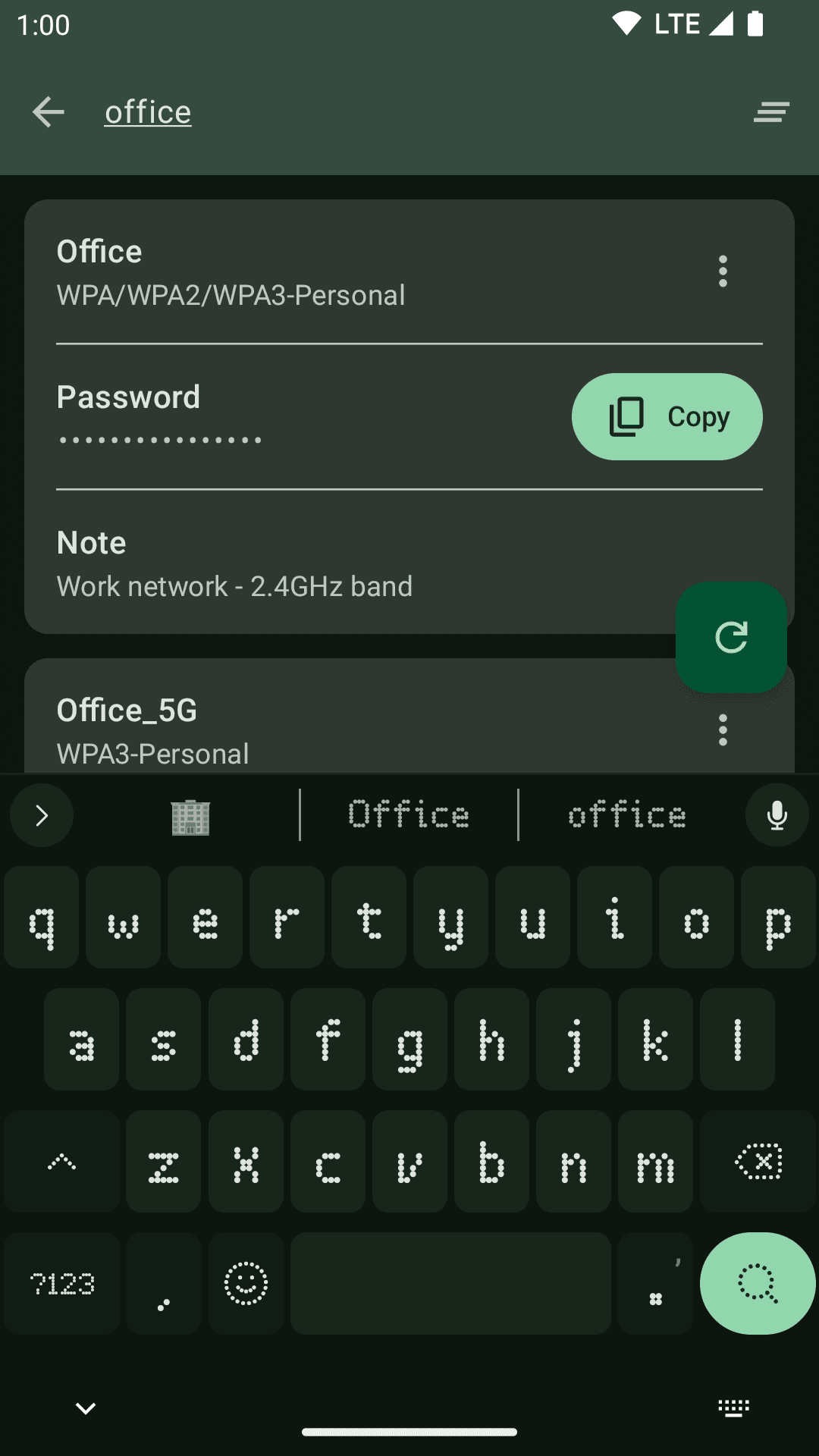 Скриншот 2 — WiFi Password Manager