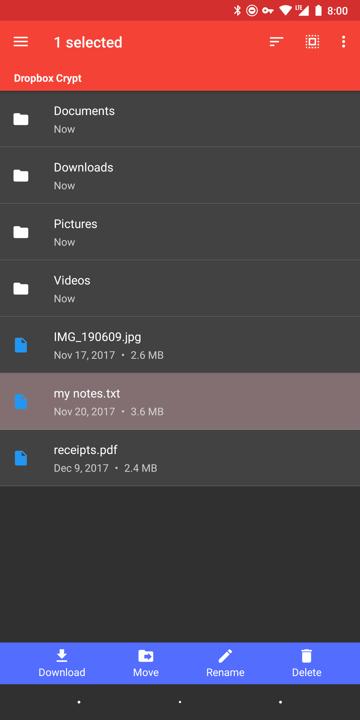 Скриншот 4 — RCX - Rclone for Android