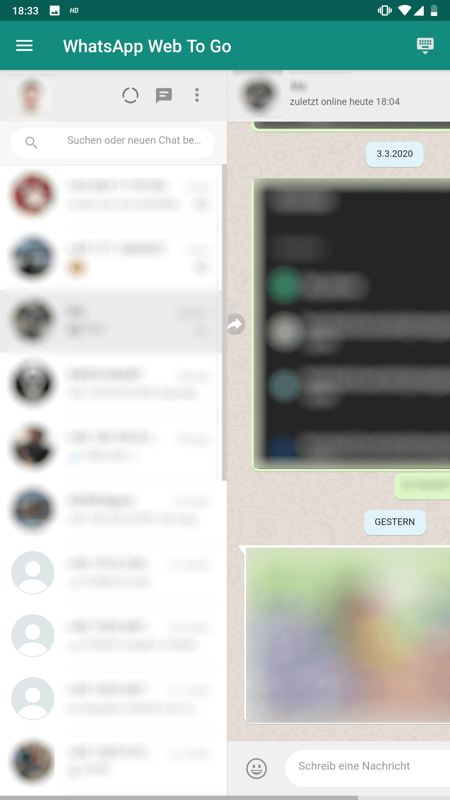 Скриншот 2 — WhatsApp Web To Go - Mobile Client for WhatsApp We