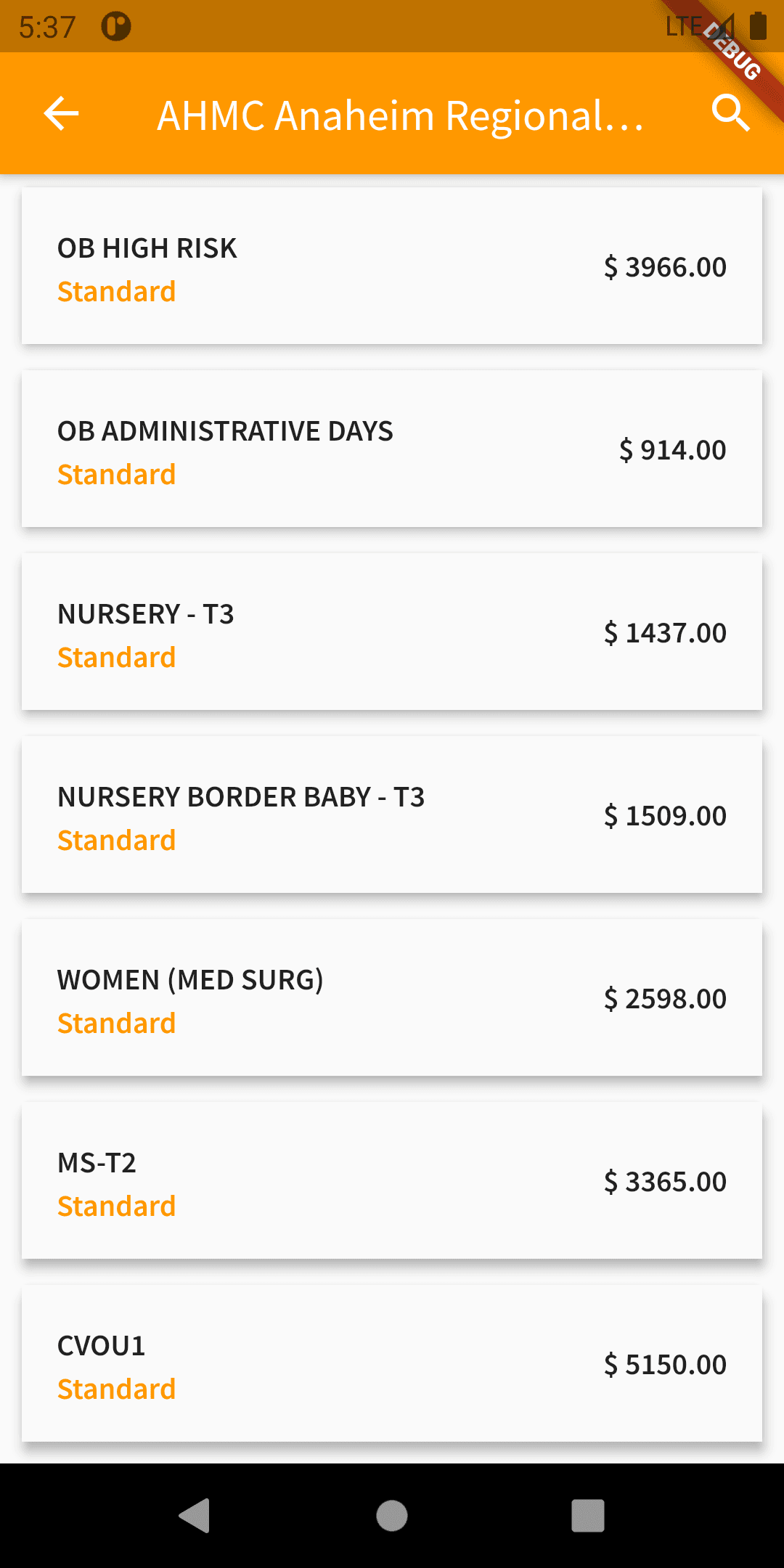 Скриншот 2 — LibreHealth Cost Of Care Explorer