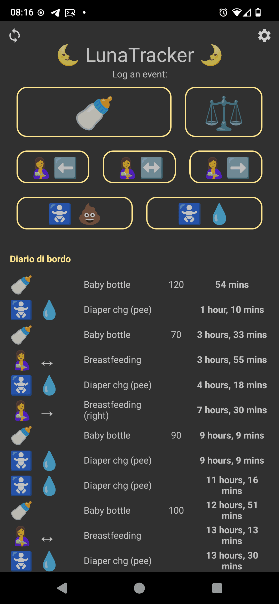 Скриншот 1 — 🌜 LunaTracker 🌛