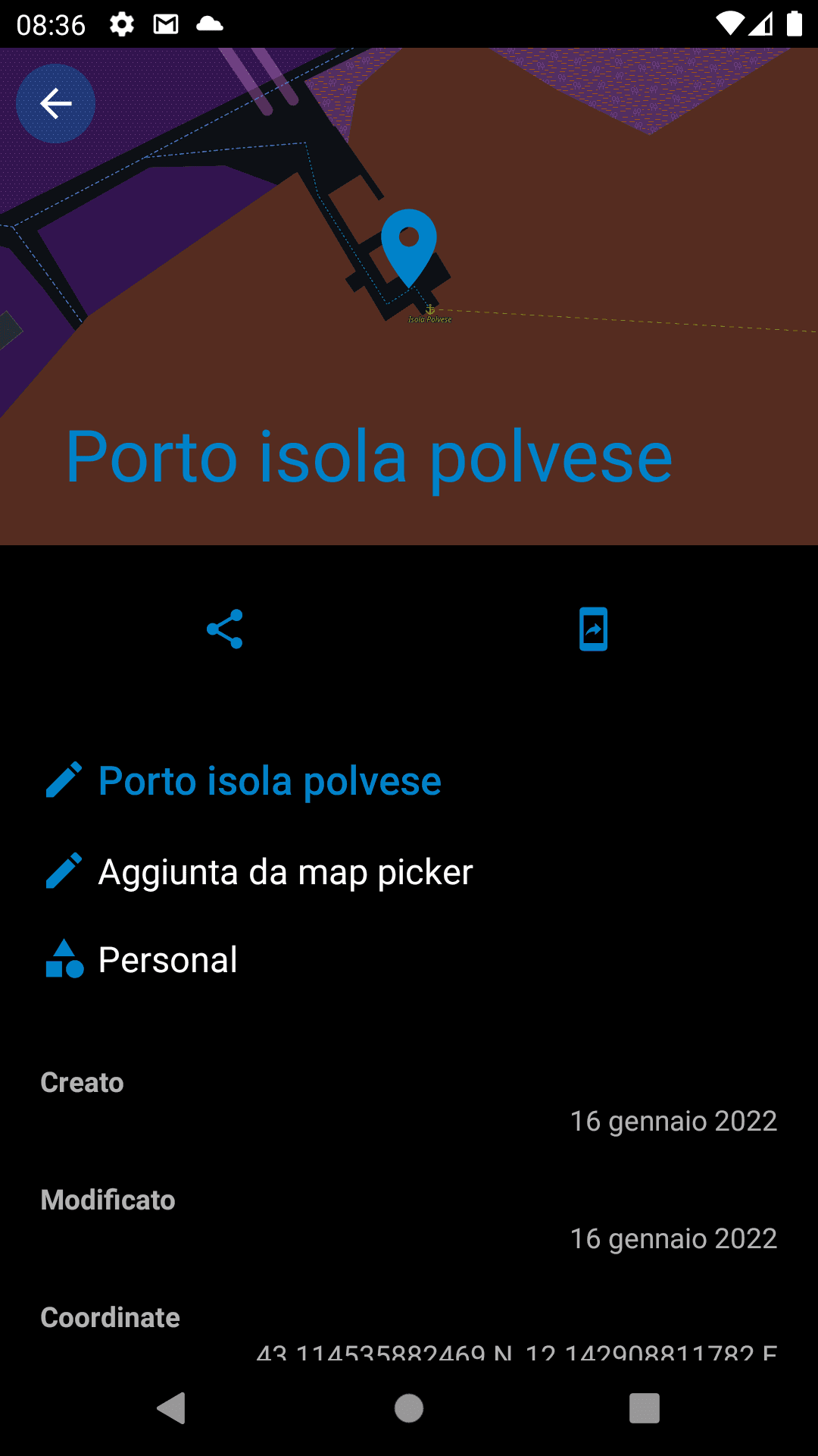 Скриншот 4 — Nextcloud Maps Geobookmarks