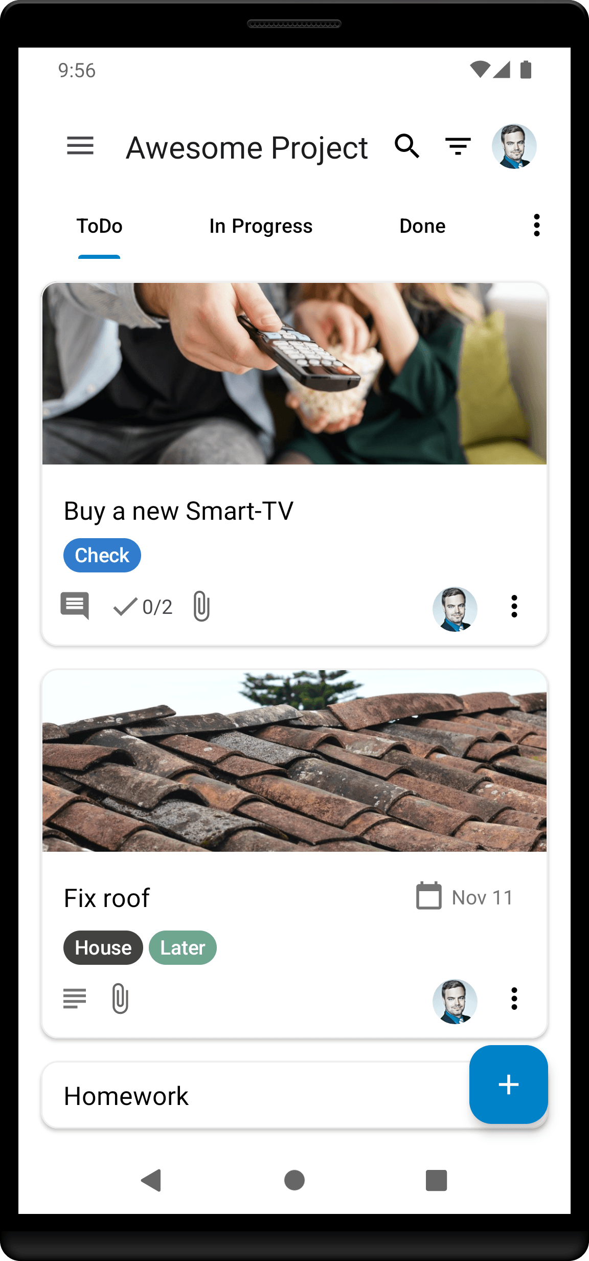 Скриншот 2 — Nextcloud Deck