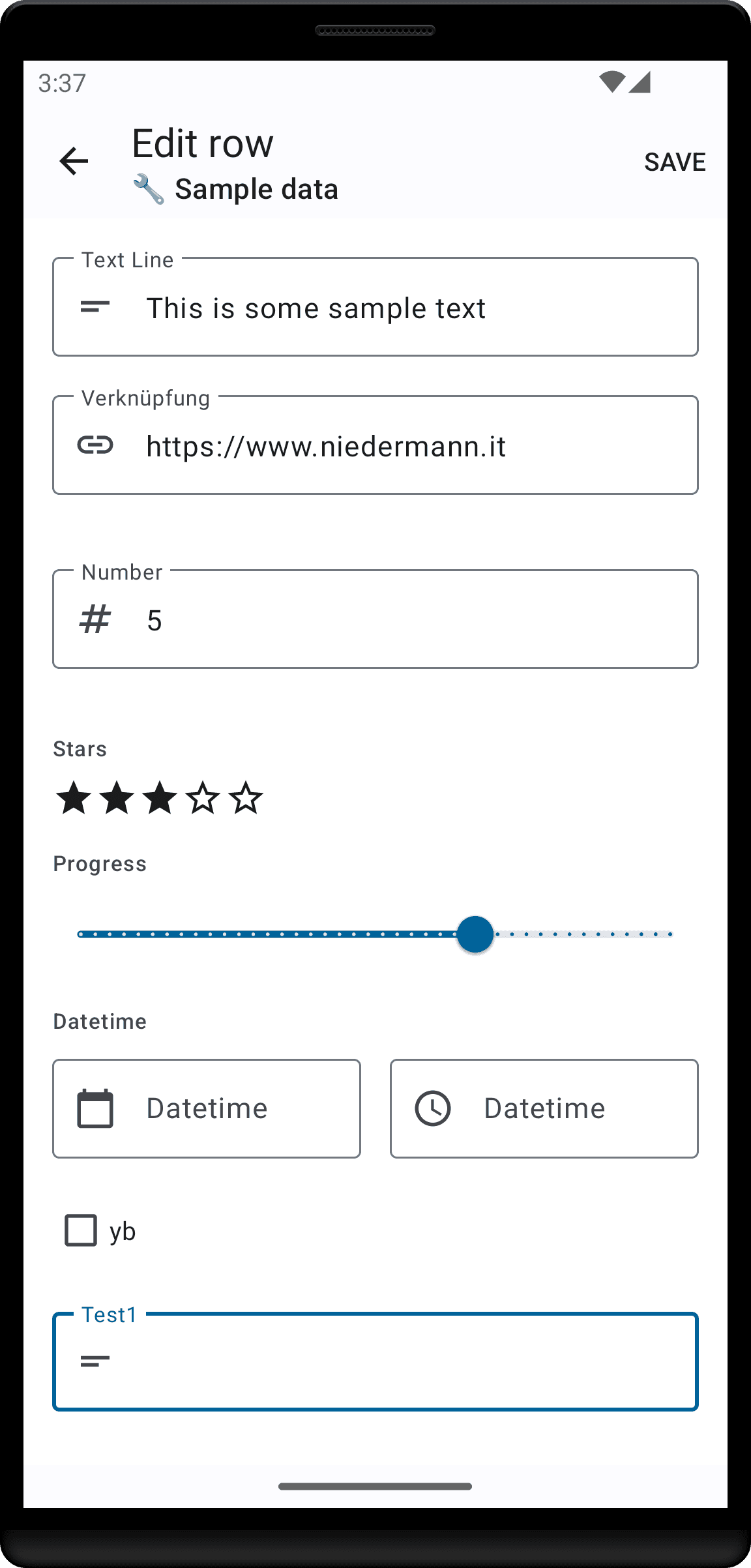 Скриншот 3 — Nextcloud Tables