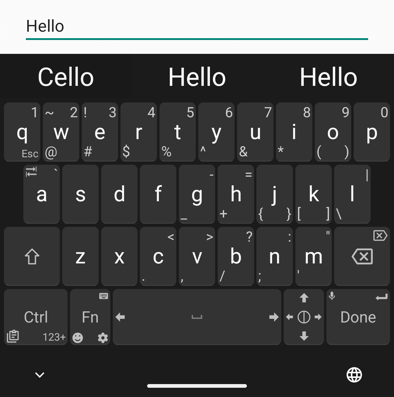Скриншот 2 — Unexpected Keyboard