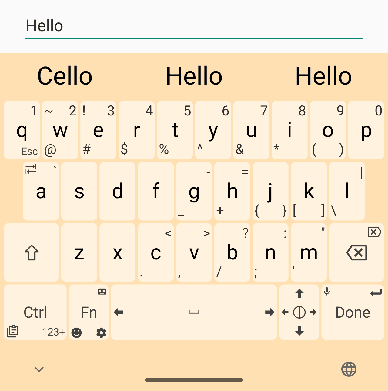 Скриншот 3 — Unexpected Keyboard