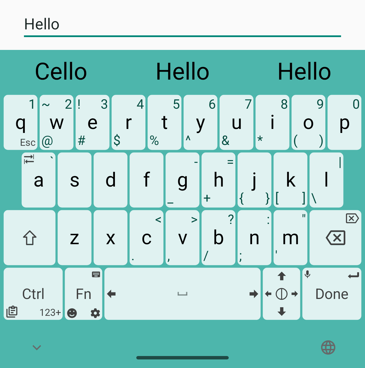 Скриншот 4 — Unexpected Keyboard