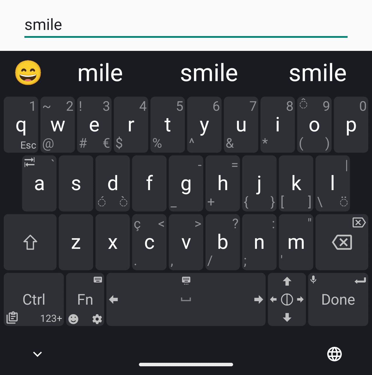 Скриншот 5 — Unexpected Keyboard