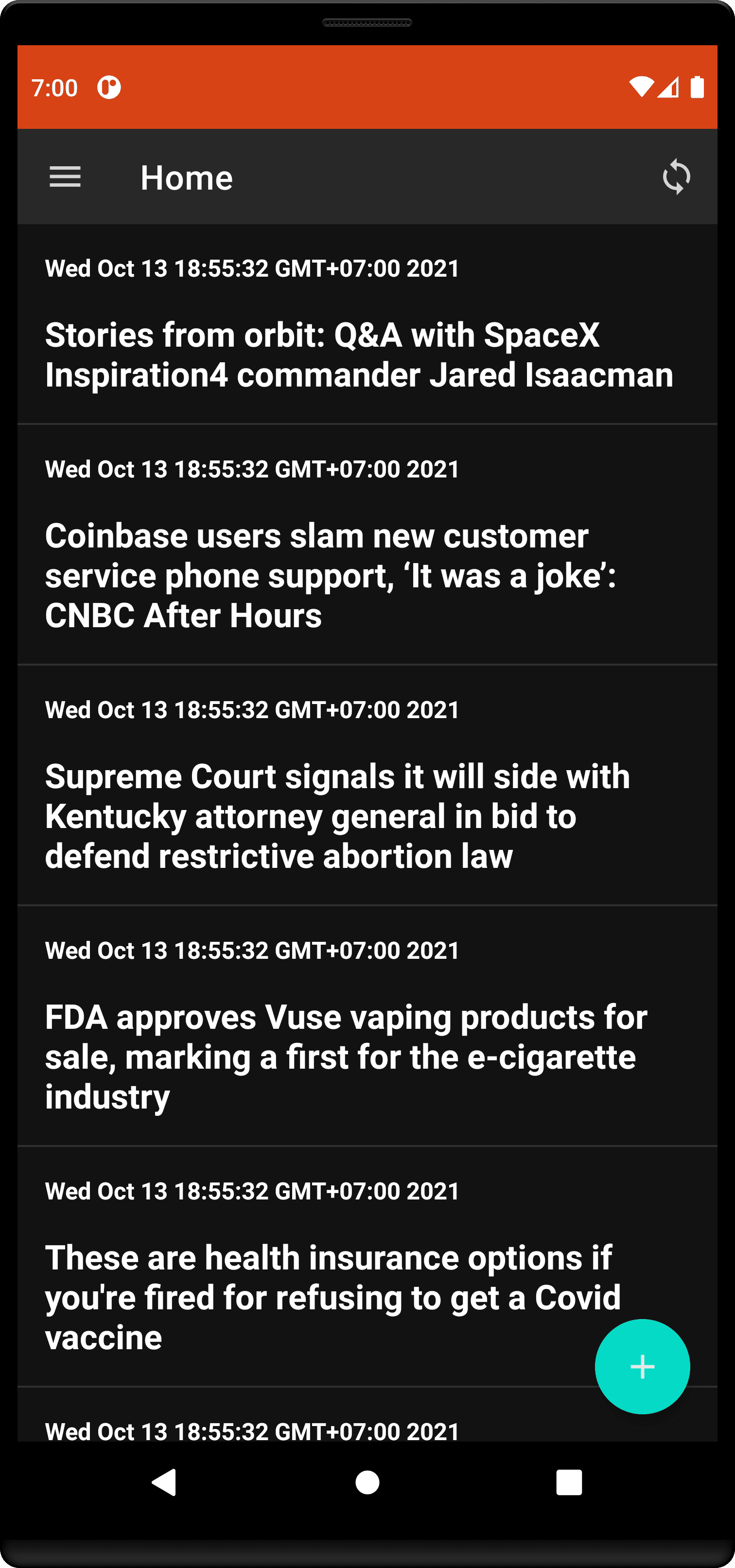 Скриншот 2 — News Provider