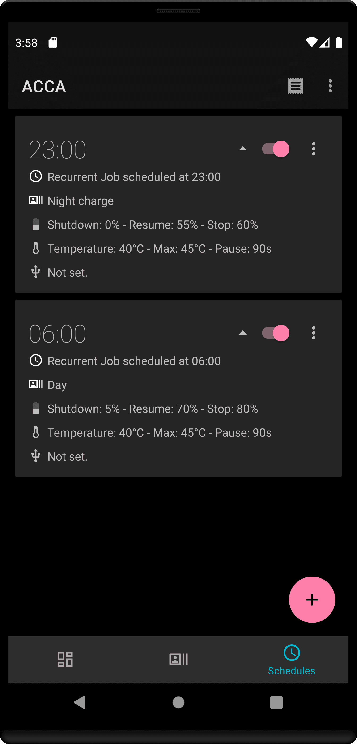 Скриншот 3 — Advanced Charging Controller (ACCA)