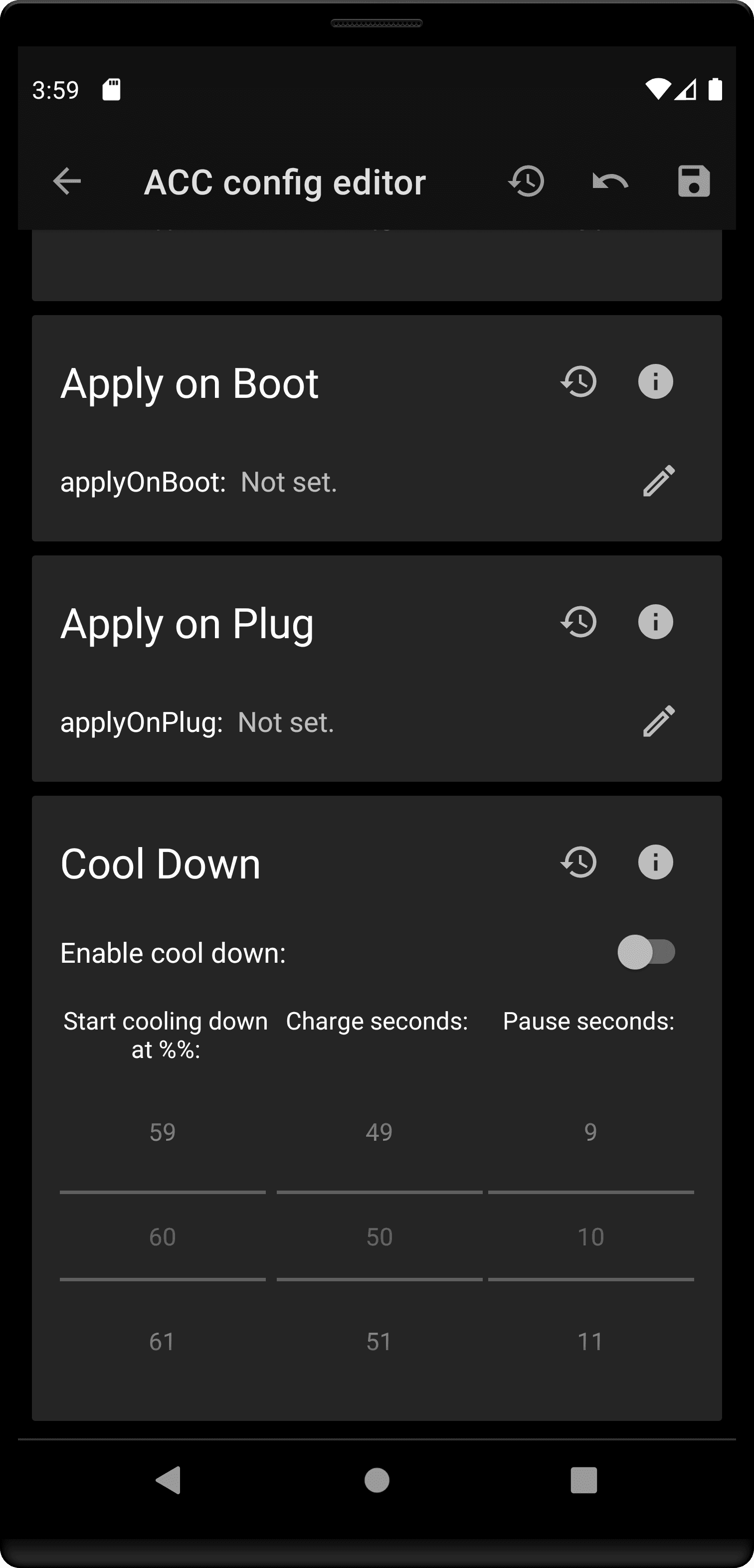 Скриншот 6 — Advanced Charging Controller (ACCA)