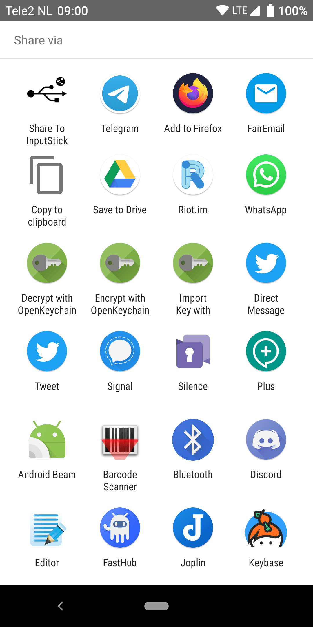 Скриншот 4 — Share To InputStick