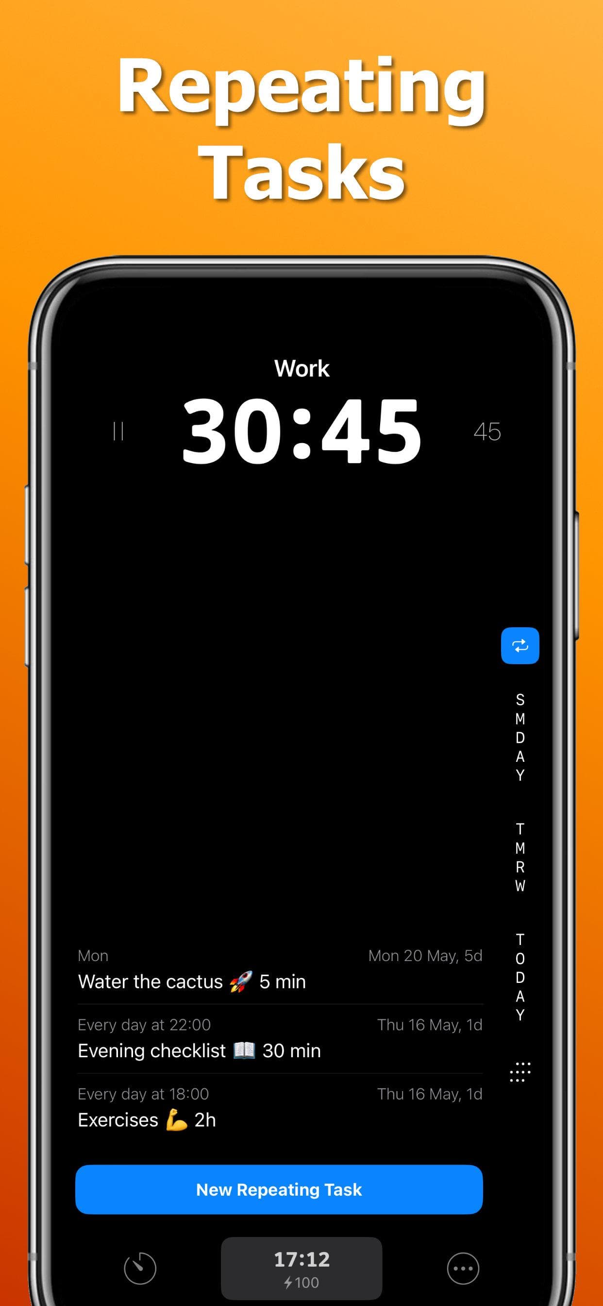 Скриншот 6 — Productivity System - timeto.me