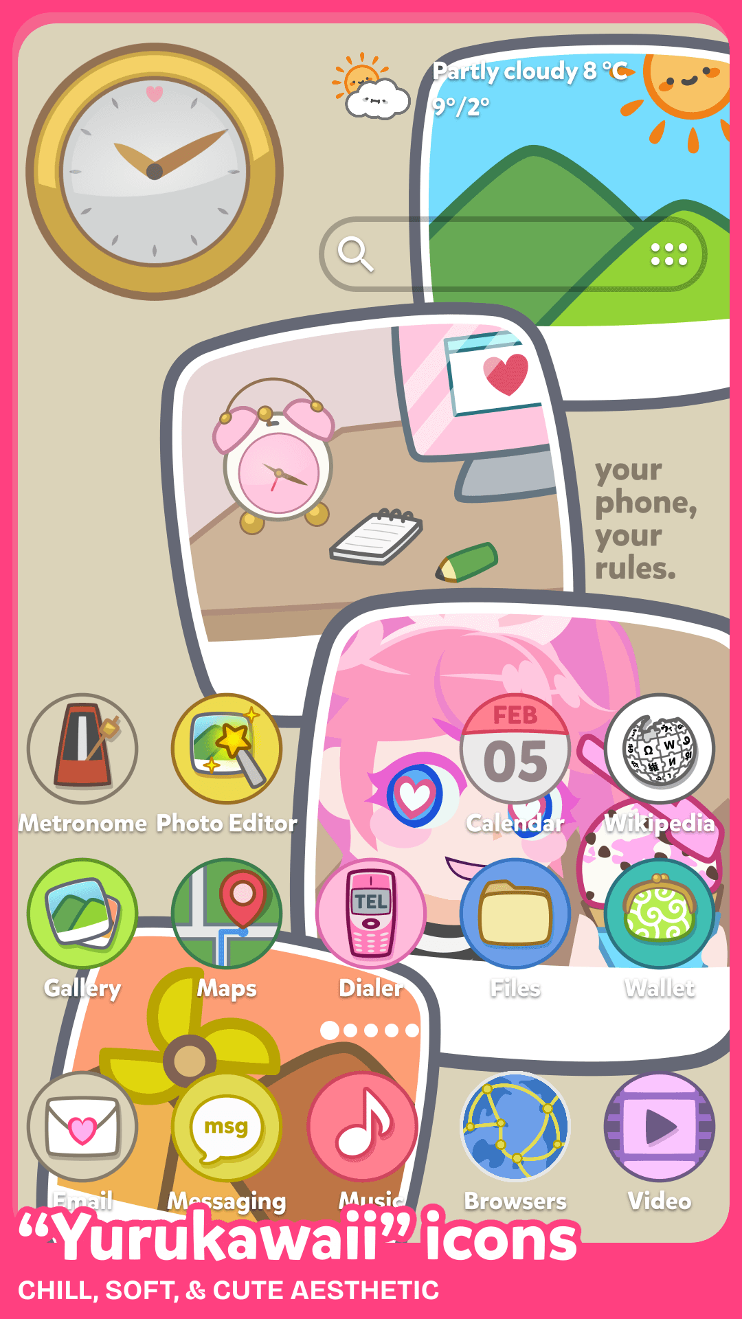Скриншот 1 — Dollphone Icon Pack